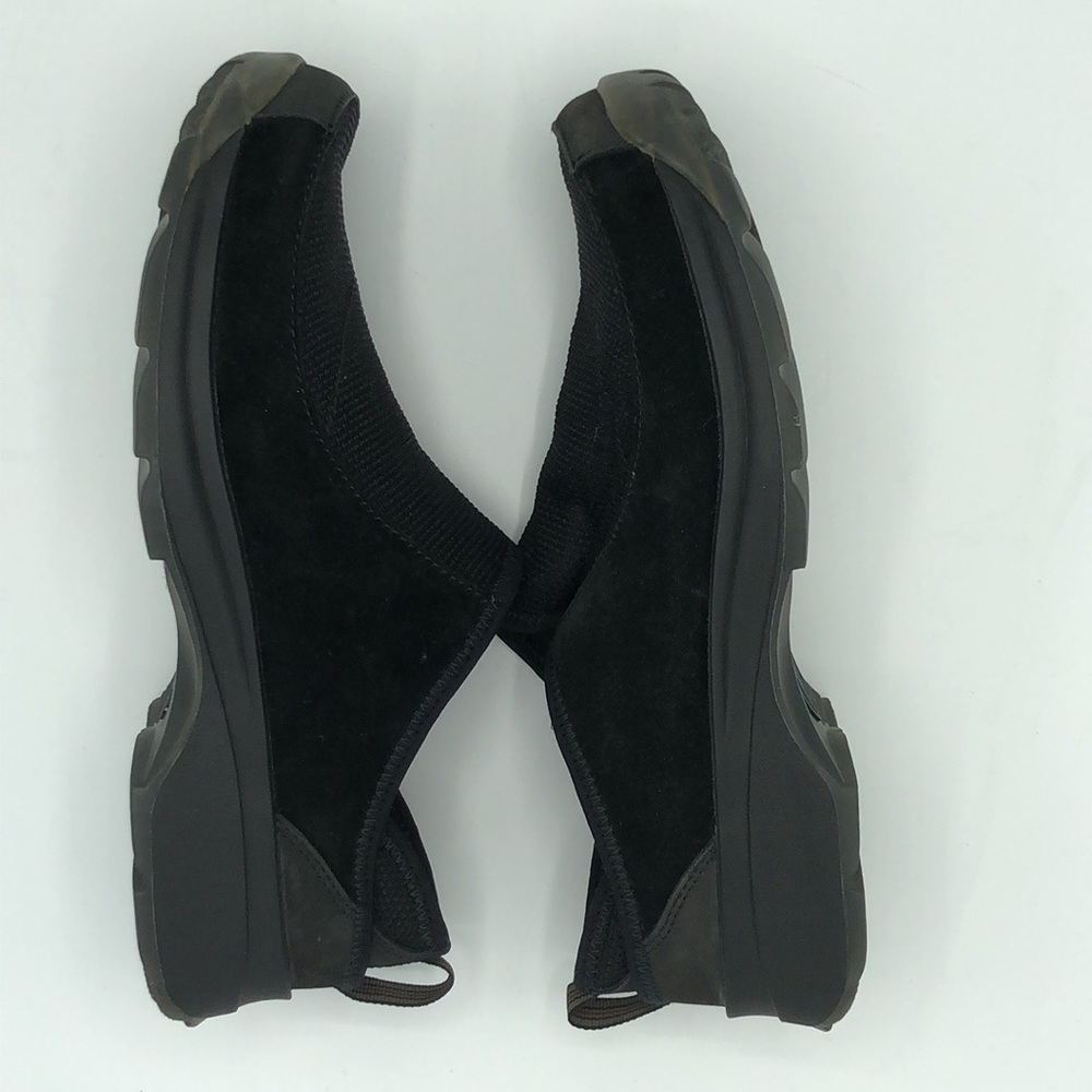 Clarks Leather Black Flat Loafer Size 7 1/2 - Picture 3 of 15
